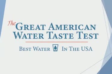 water taste test bottled|great american water.